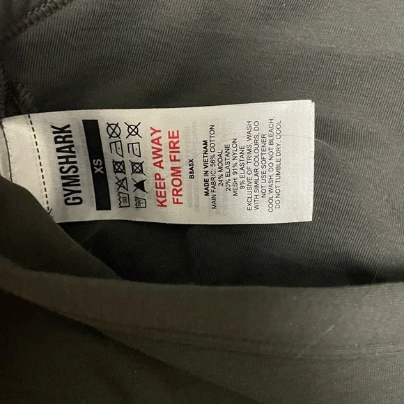 Gymshark Charcoal Sports Bra - Picture 3 of 3